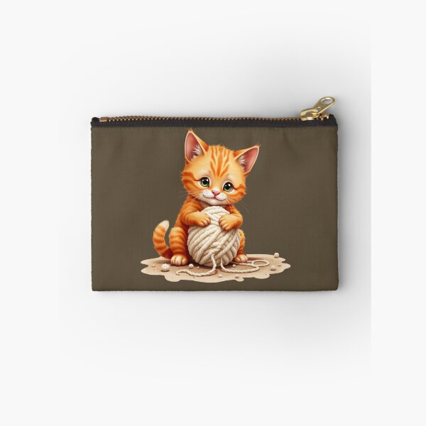 Item preview, cat with yarn designed and sold by jkrphoto.
