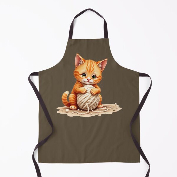 Item preview, cat with yarn designed and sold by jkrphoto.