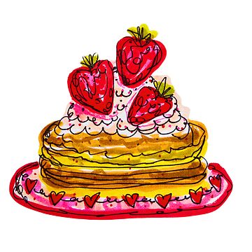Artwork thumbnail, Strawberry Pancakes by livebrave3