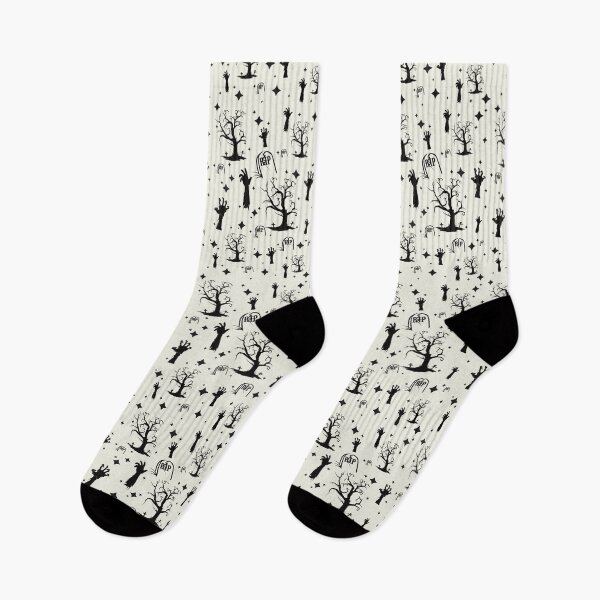 Item preview, Zombie Graveyard Black on white designed and sold by Kimber Nova.