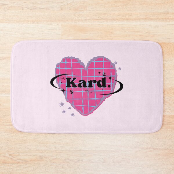 Item preview, KARD K-pop Group Heart Scrapbook Design Pink And Blue designed and sold by AJUNICE STUDIO.