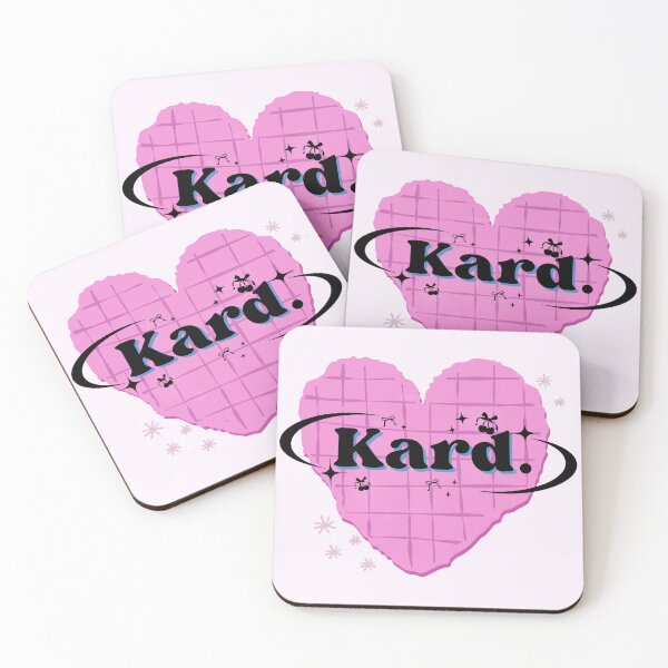 Item preview, KARD K-pop Group Heart Scrapbook Design Pink designed and sold by AJUNICE STUDIO.
