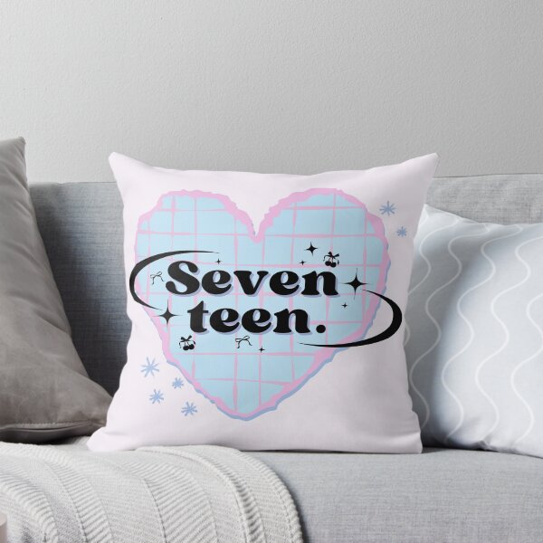 Item preview, SEVENTEEN K-Pop Group Heart Scrapbook Design in Blue and Pink Pastels designed and sold by AJUNICE STUDIO.