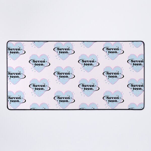 Item preview, SEVENTEEN K-Pop Group Heart Scrapbook Design in Blue and Pink Pastels designed and sold by AJUNICE STUDIO.