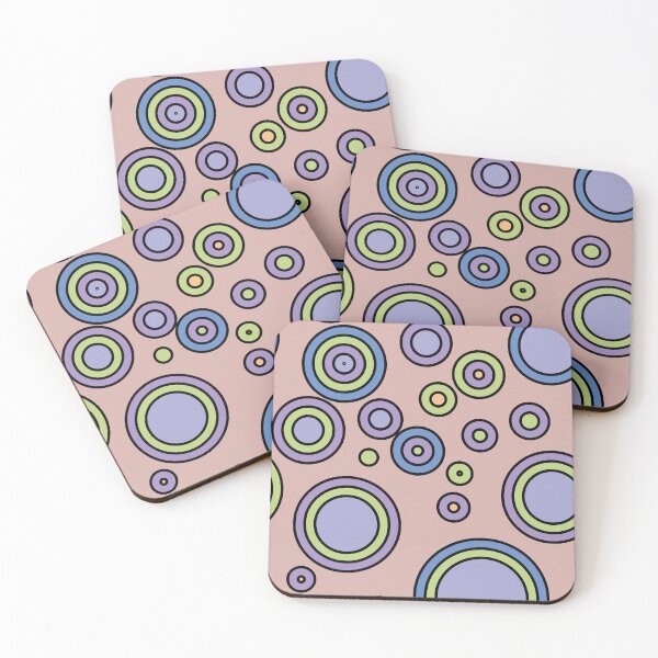 Item preview, Colorful circles, geometric and energetic pattern/ vivid colors and contrasts.13 designed and sold by My-fake-places.