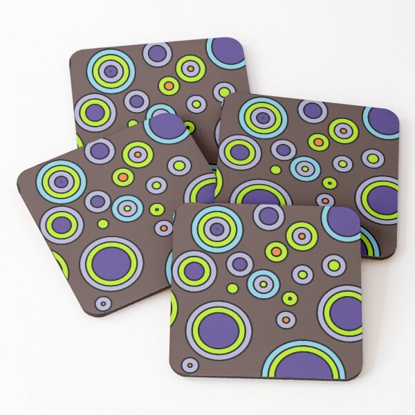 Item preview, Colorful circles, geometric and energetic pattern/ vivid colors and contrasts.14 designed and sold by My-fake-places.
