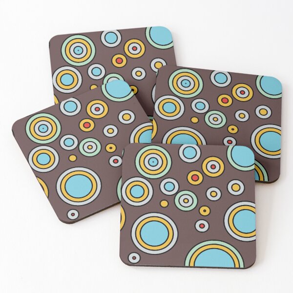 Item preview, Colorful circles, geometric and energetic pattern/ vivid colors and contrasts.14 designed and sold by My-fake-places.