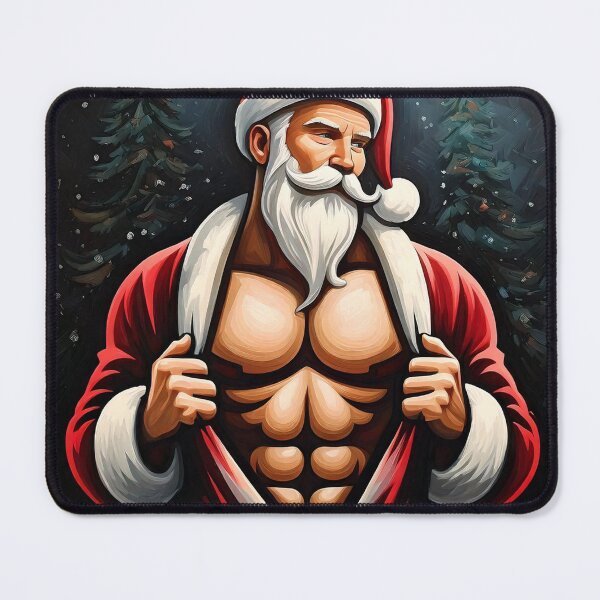 Item preview, Modern Sexy Santa Claus designed and sold by ArtFactoryAI.
