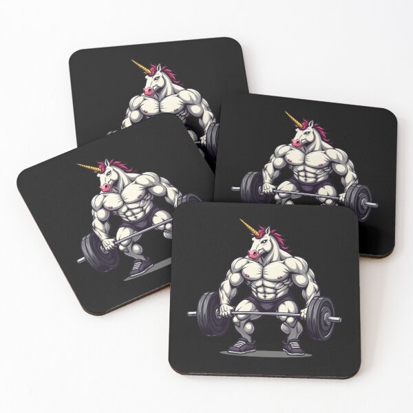 Item preview, muscular unicorn designed and sold by jkrphoto.