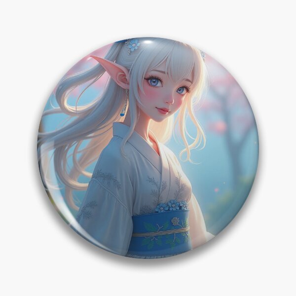Artikelvorschau, Cherry Blossom Anime Elf Girl entworfen und verkauft von mandalahaze.