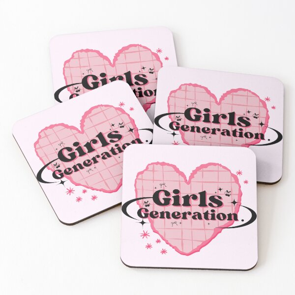 Item preview, Girls' Generation K-pop Group Heart Scrapbook Design in Pink designed and sold by AJUNICE STUDIO.