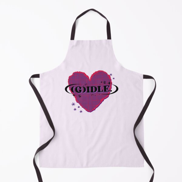 Item preview, G)I-DLE K-pop Group Pink Heart Scrapbook Design designed and sold by AJUNICE STUDIO.