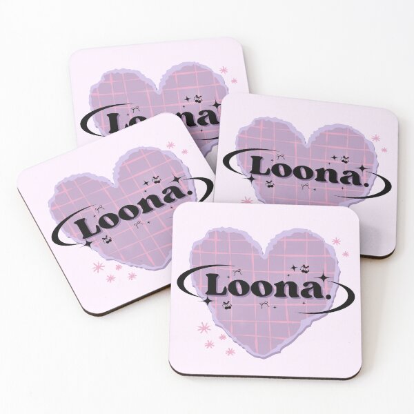 Item preview, LOONA K-Pop Group Pastel Purple Heart Scrapbook designed and sold by AJUNICE STUDIO.