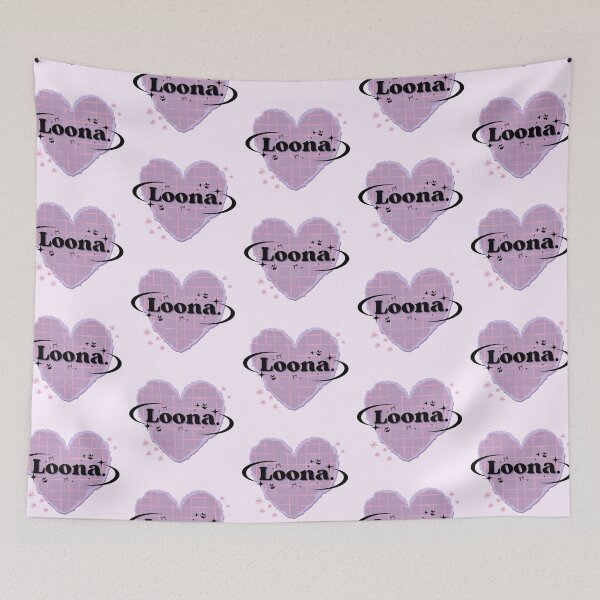 Item preview, LOONA K-Pop Group Pastel Purple Heart Scrapbook designed and sold by AJUNICE STUDIO.
