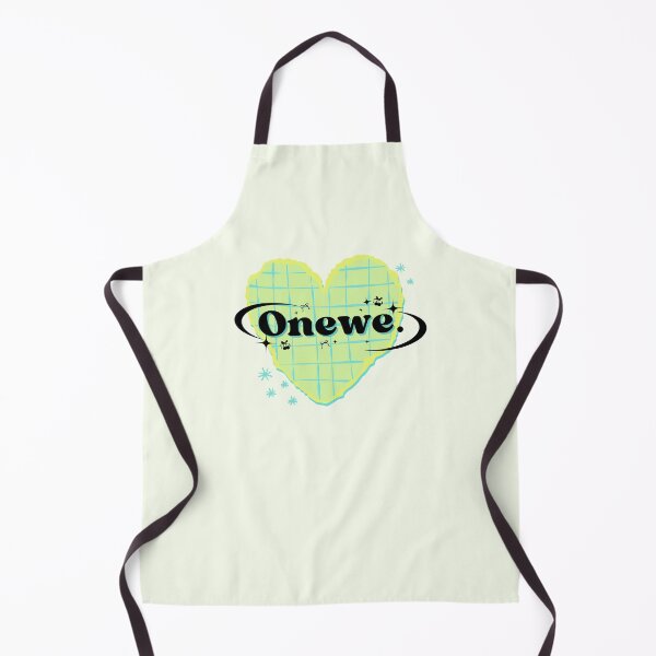 Item preview, ONEWE K-Pop Group Lime Green Heart Scrapbook Design designed and sold by AJUNICE STUDIO.
