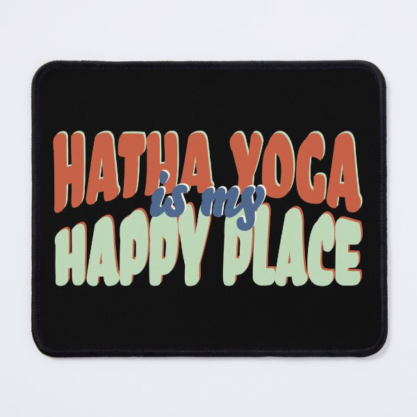 Item preview, Hatha Yoga Is My Happy Place designed and sold by XanderWitch Creative.