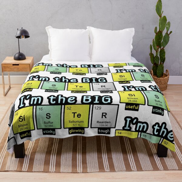 Item preview, Funny I'm The BIG Sister Periodic Table designed and sold by Unhinged Heather.