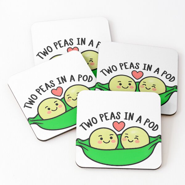 Item preview, Two Peas In A Pod Sticker designed and sold by Willowdoodlesuk.