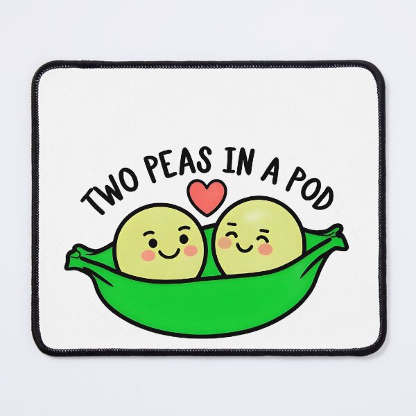 Item preview, Two Peas In A Pod Sticker designed and sold by Willowdoodlesuk.