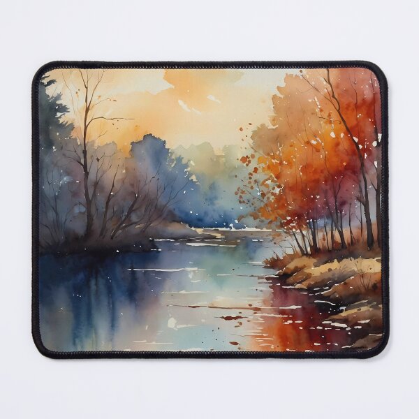Item preview, Tranquil Autumn River designed and sold by Vitalka-uk.