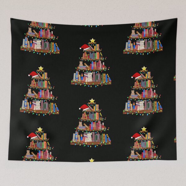 Item preview, Book Lover’s Christmas, Perfect gift for avid readers and fans of festive designed and sold by aggiesArt.