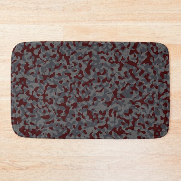 Item preview, Dark Red Camouflage in Charcoal Gray and Medium Grey designed and sold by ModdiesColors.