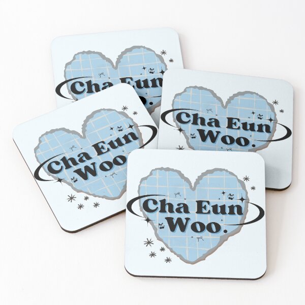 Item preview, Cha Eun Woo Kdrama True Beauty Blue Heart Design designed and sold by AJUNICE STUDIO.