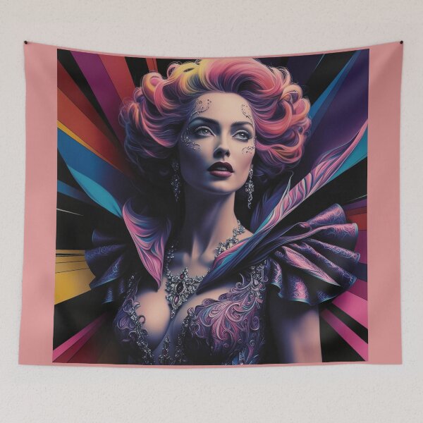 Item preview, Queen of color and glamour designed and sold by PixelAndBrush.