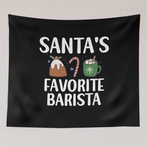 Item preview, Christmas Barista T Shirt designed and sold by SeasonXpress.
