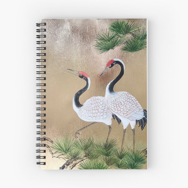 Item preview, Red Crowned Cranes Japanese Art Chinese art designed and sold by SyncopeMars.