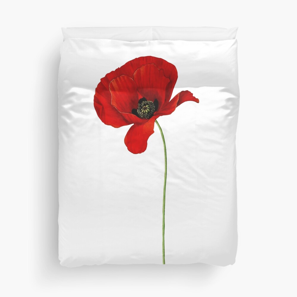 Poppy poppy Duvet Cover
