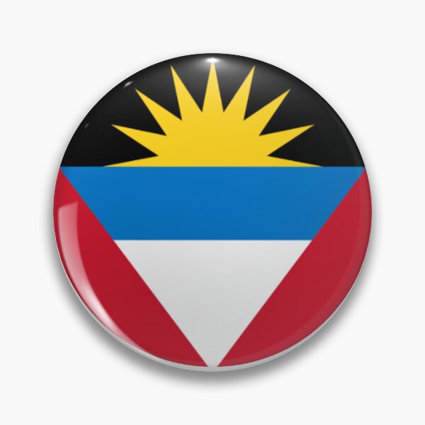 Item preview, Antigua and Barbuda Flag Round designed and sold by MoonElite.