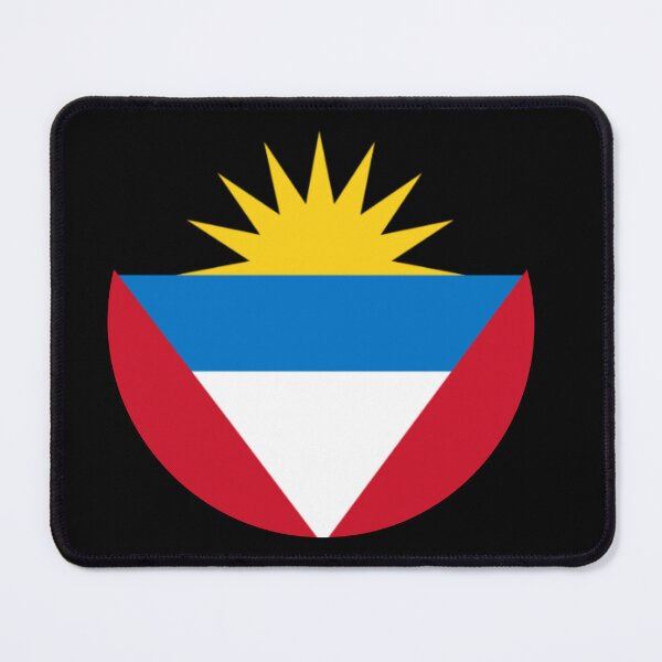 Item preview, Antigua and Barbuda Flag Round designed and sold by MoonElite.
