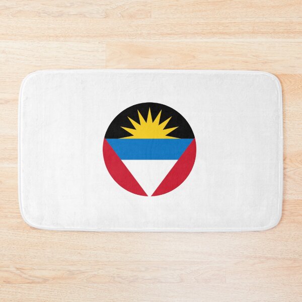 Item preview, Antigua and Barbuda Flag Round designed and sold by MoonElite.