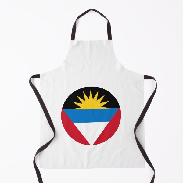 Item preview, Antigua and Barbuda Flag Round designed and sold by MoonElite.