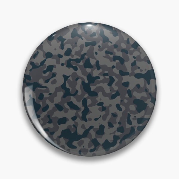 Item preview, Dark Blue Camouflage in Charcoal Gray and Medium Grey designed and sold by ModdiesColors.
