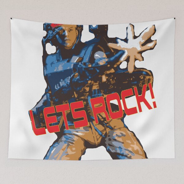 Item preview, Aliens Vasquez LETS ROCK! designed and sold by Hungryghostt.