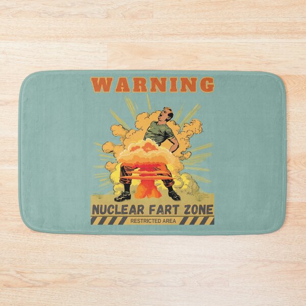 Item preview, Warning Nuclear Fart Zone! Funniest Farting  designed and sold by NikoDeeko.