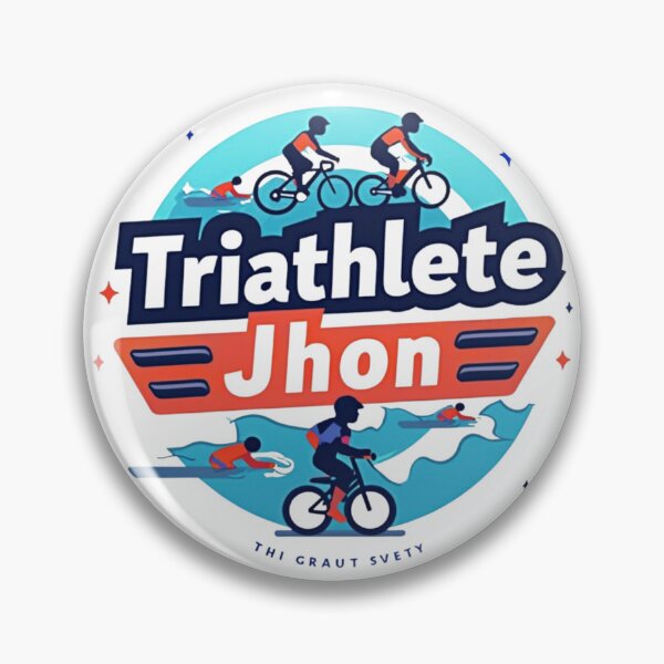 Item preview, Dynamic Triathlete Jhon- Swim, Bike, Run designed and sold by Triathlongram.