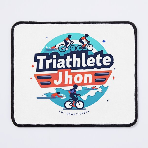 Item preview, Dynamic Triathlete Jhon- Swim, Bike, Run designed and sold by Triathlongram.