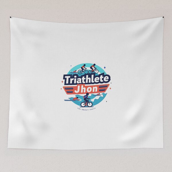 Item preview, Dynamic Triathlete Jhon- Swim, Bike, Run designed and sold by Triathlongram.