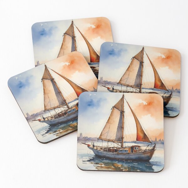 Item preview, Sailboat on Tranquil Waters designed and sold by Vitalka-uk.