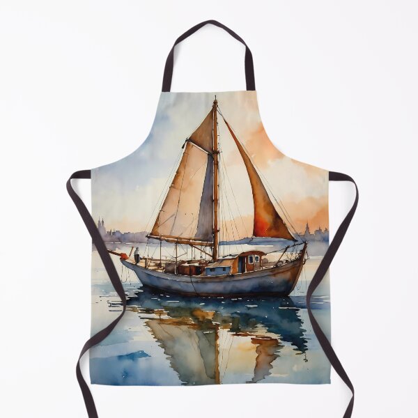 Item preview, Sailboat on Tranquil Waters designed and sold by Vitalka-uk.