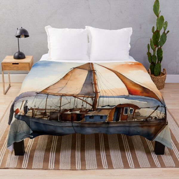 Item preview, Sailboat on Tranquil Waters designed and sold by Vitalka-uk.