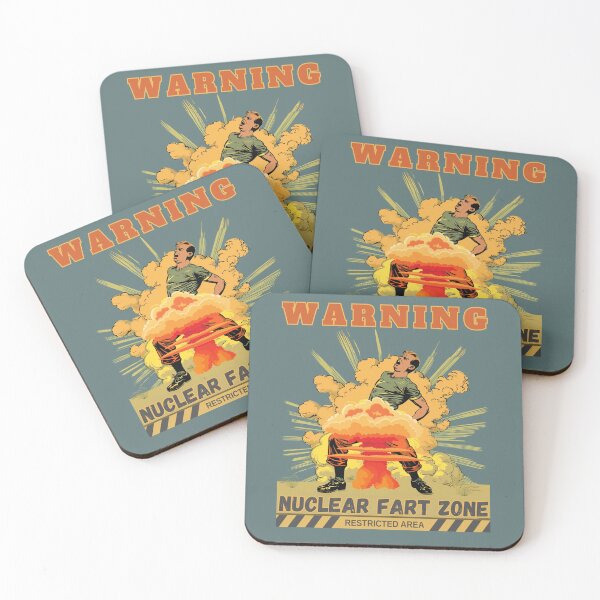 Item preview, Warning Nuclear Fart Zone! Funniest Farting  designed and sold by NikoDeeko.
