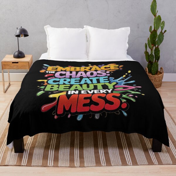 Item preview, Embrace the Chaos | Inspirational Quote for Creative Minds designed and sold by YourOnlyCorner.
