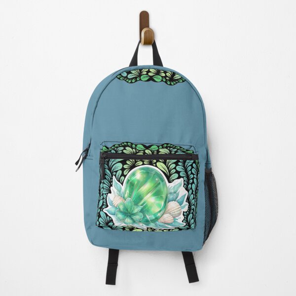 Item preview, Zen Flower Petal Art - Green and Blue Sea Princess designed and sold by SpeakBoldly.