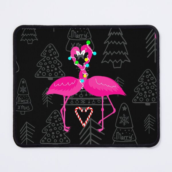 Item preview, ugly christmas flamingo candy heart designed and sold by Gossip Rag.