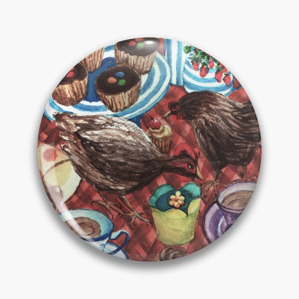 Item preview, Fowl Tea Party designed and sold by LymphomaLass.