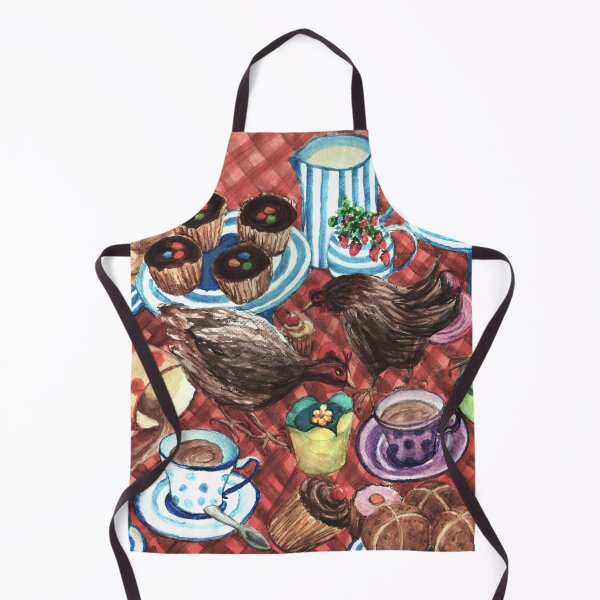 Item preview, Fowl Tea Party designed and sold by LymphomaLass.